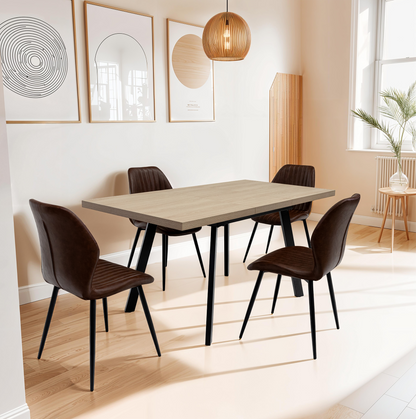 Arden 1.2m (+0.4m) Extending Dining Table - Light Oak