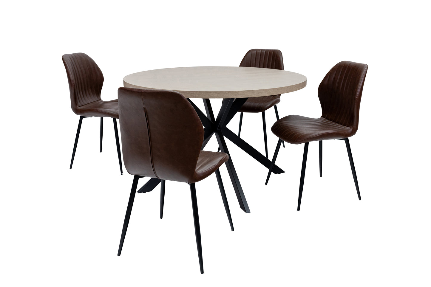 Arden 1.2m Round Dining Table - Light Oak