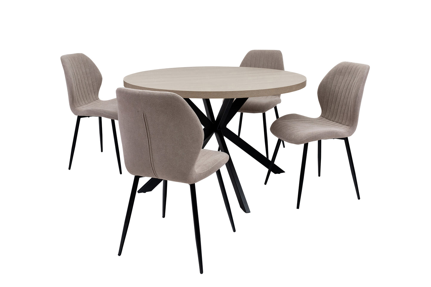 Arden 1.2m Round Dining Table - Light Oak