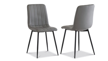 Aria Grey 4 or 6 chair set