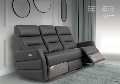 Baladena Leather Recliner sofa