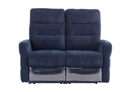 Baladena Herringbone Fabric Recliner Sofa - 3 colours option