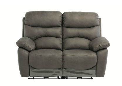 Bratista Soft Touch Fabric Recliner Sofa - 2 Colour Options