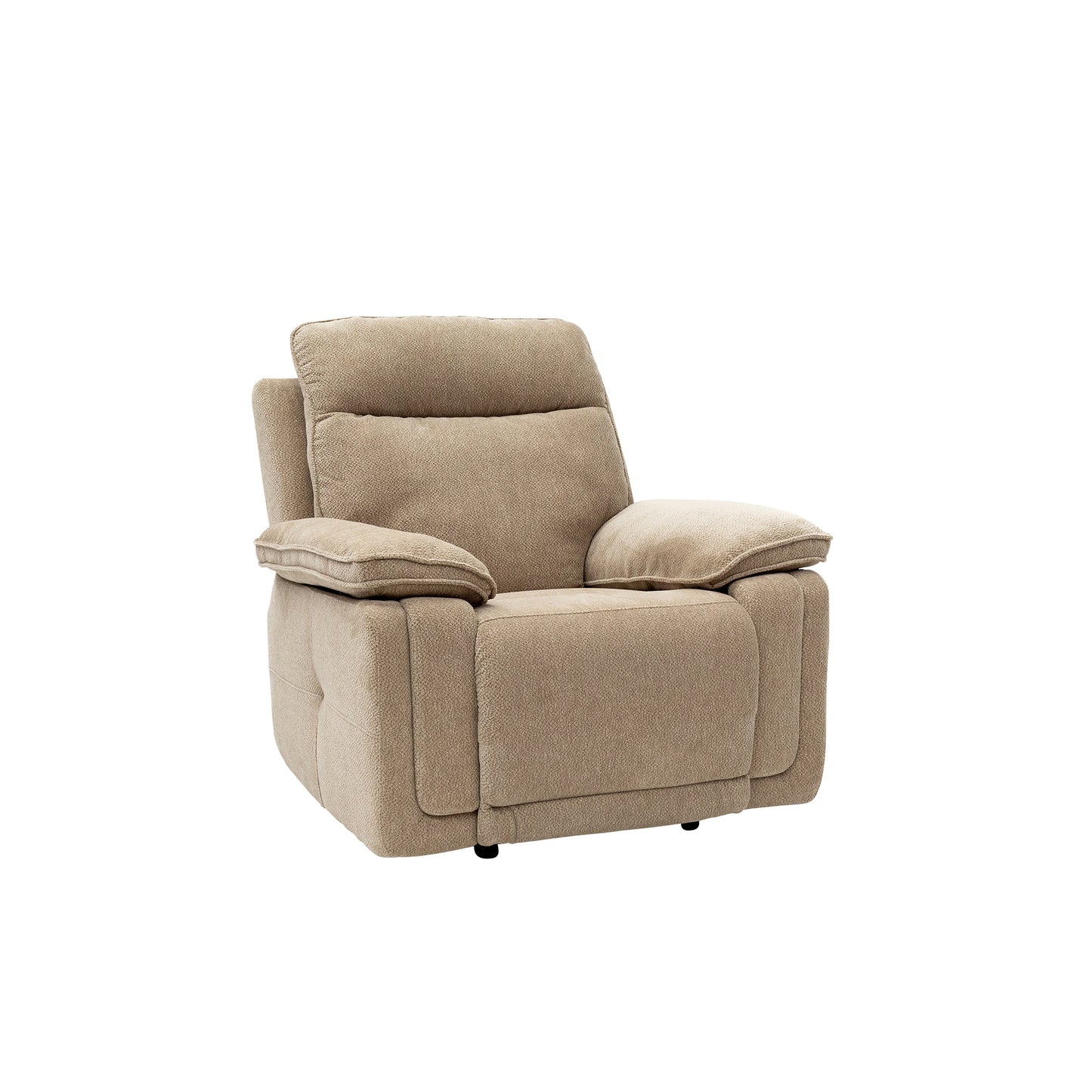 Serenada Fabric Electric Recliner - 2 Colour Options with USB Ports