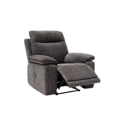 Serenada Fabric Electric Recliner - 2 Colour Options with USB Ports