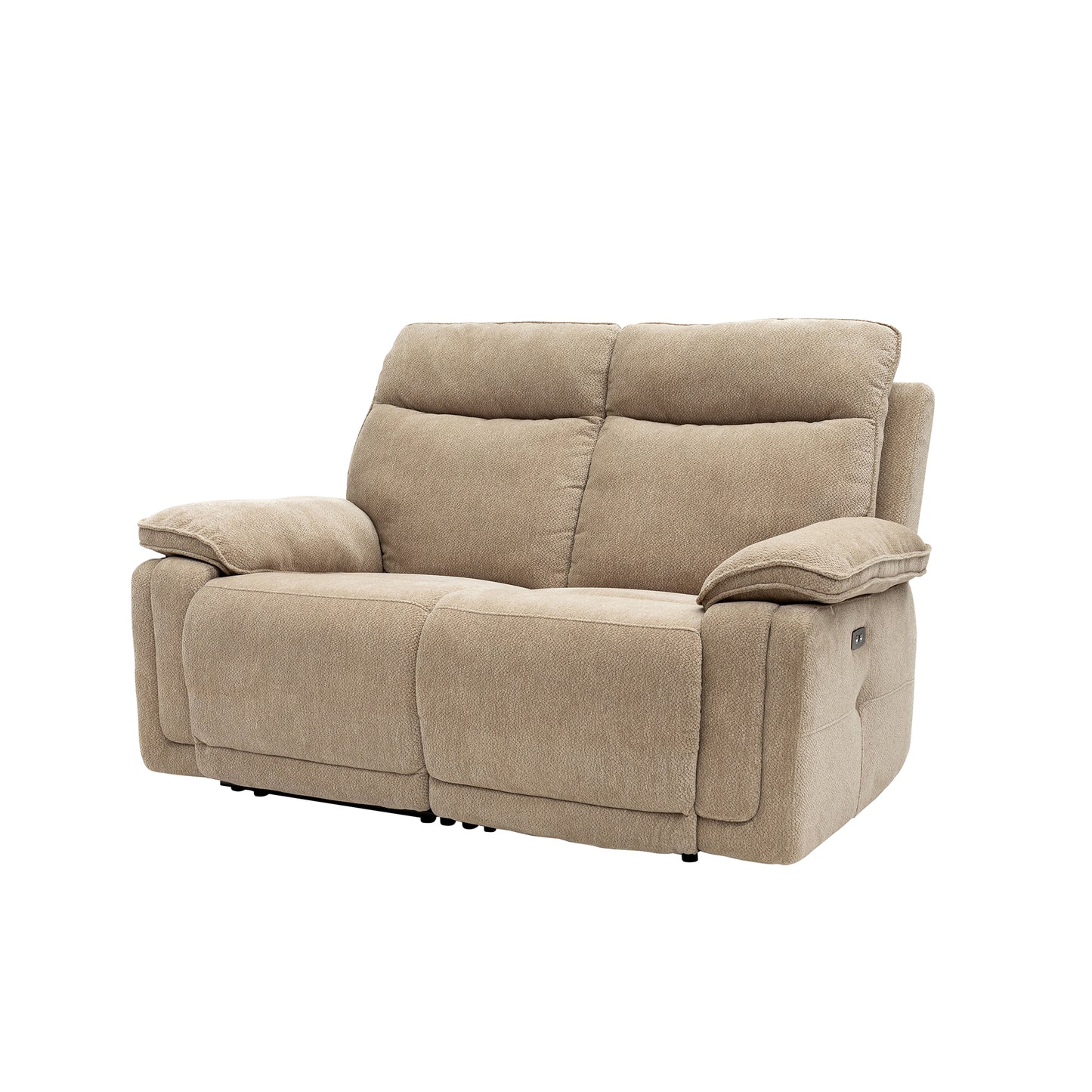 Serenada Fabric Electric Recliner - 2 Colour Options with USB Ports