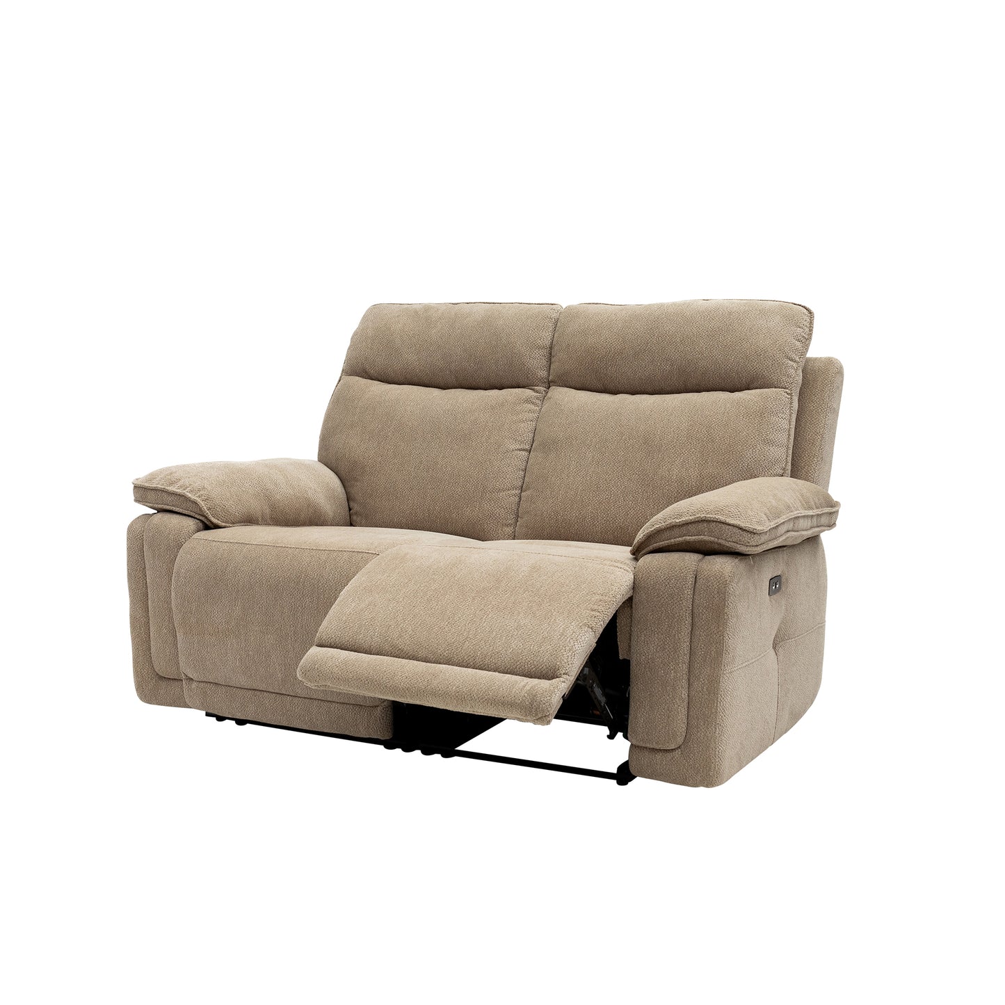 Serenada Fabric Electric Recliner - 2 Colour Options with USB Ports