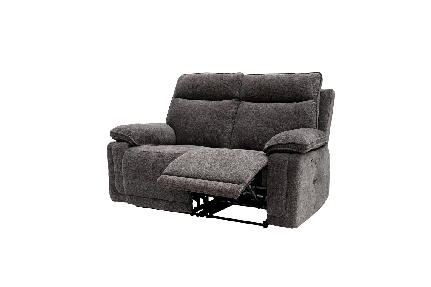 Serenada Fabric Electric Recliner - 2 Colour Options with USB Ports