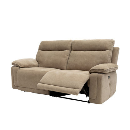 Serenada Fabric Electric Recliner - 2 Colour Options with USB Ports