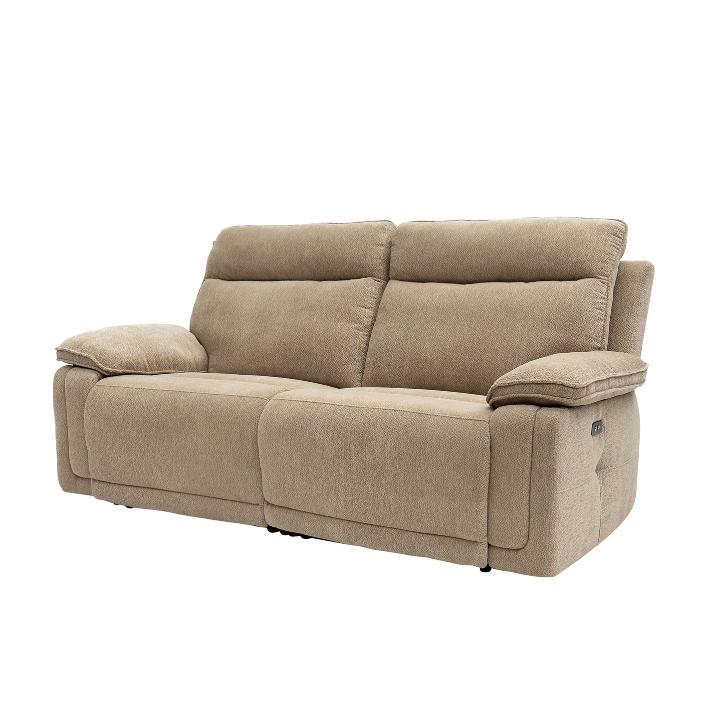 Serenada Fabric Electric Recliner - 2 Colour Options with USB Ports