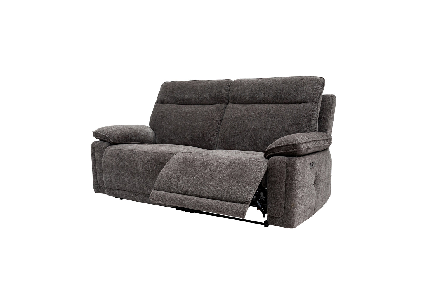 Serenada Fabric Electric Recliner - 2 Colour Options with USB Ports