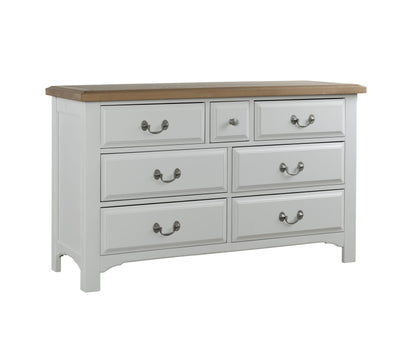 Dunedin Grey & Oak 7 Drawer Chest