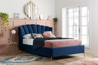 Lottie Ottoman Bed – Blue