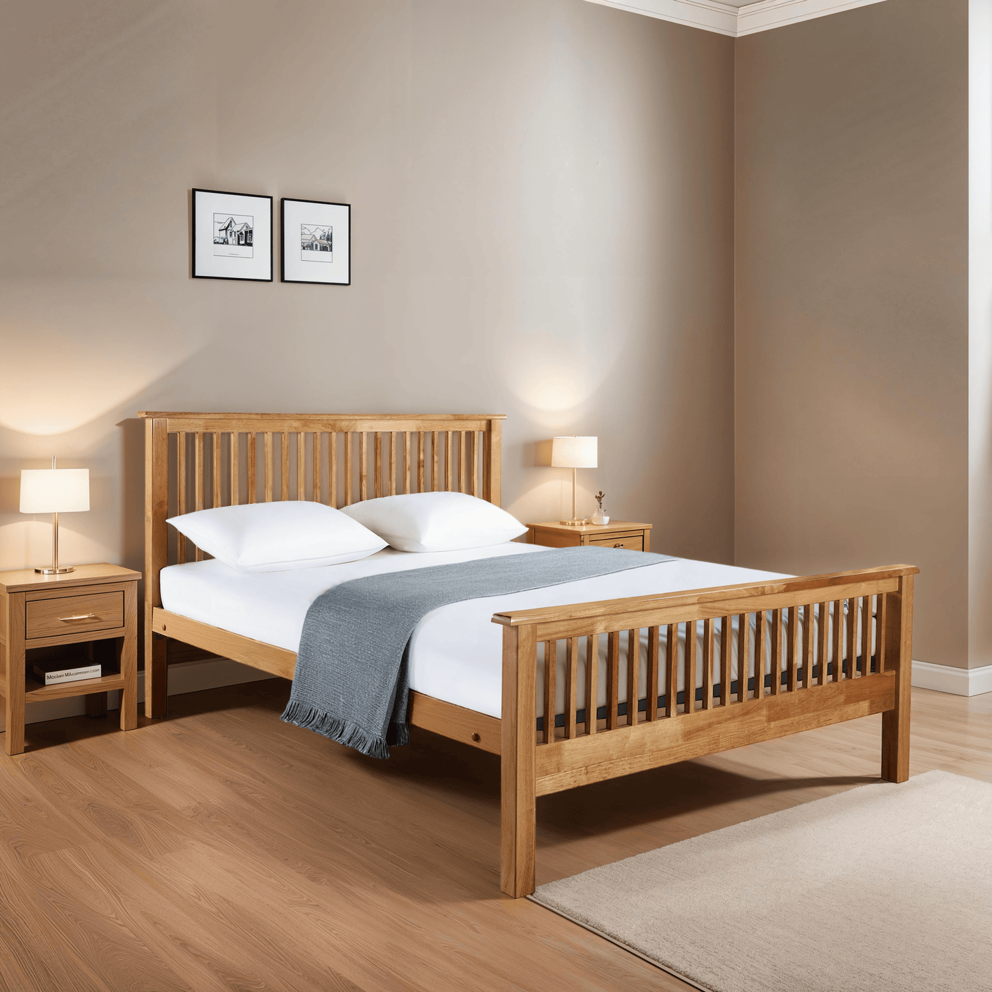 Toledo wooden Bed