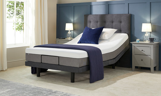 Motion Adjustable Base with Headboard