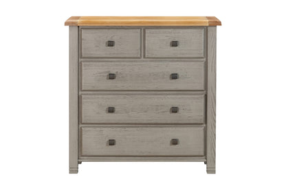 Ontario Painted Oak 5 Drawer Chest