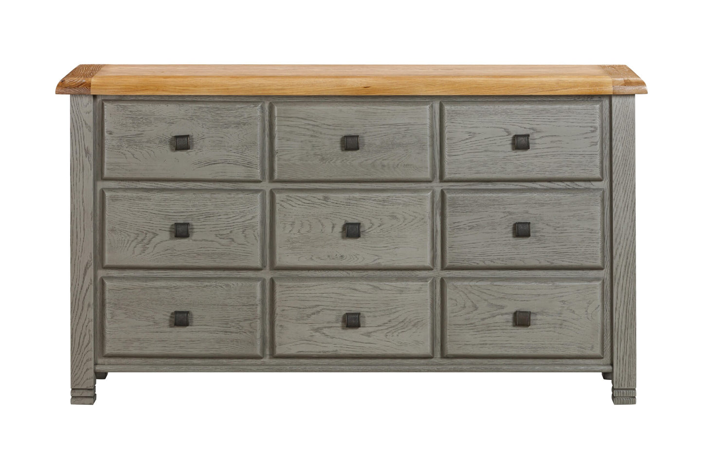 Ontario Painted Oak 9 Drawer Chest