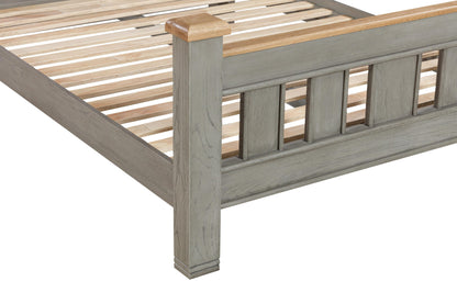 Ontario Painted Oak Bed