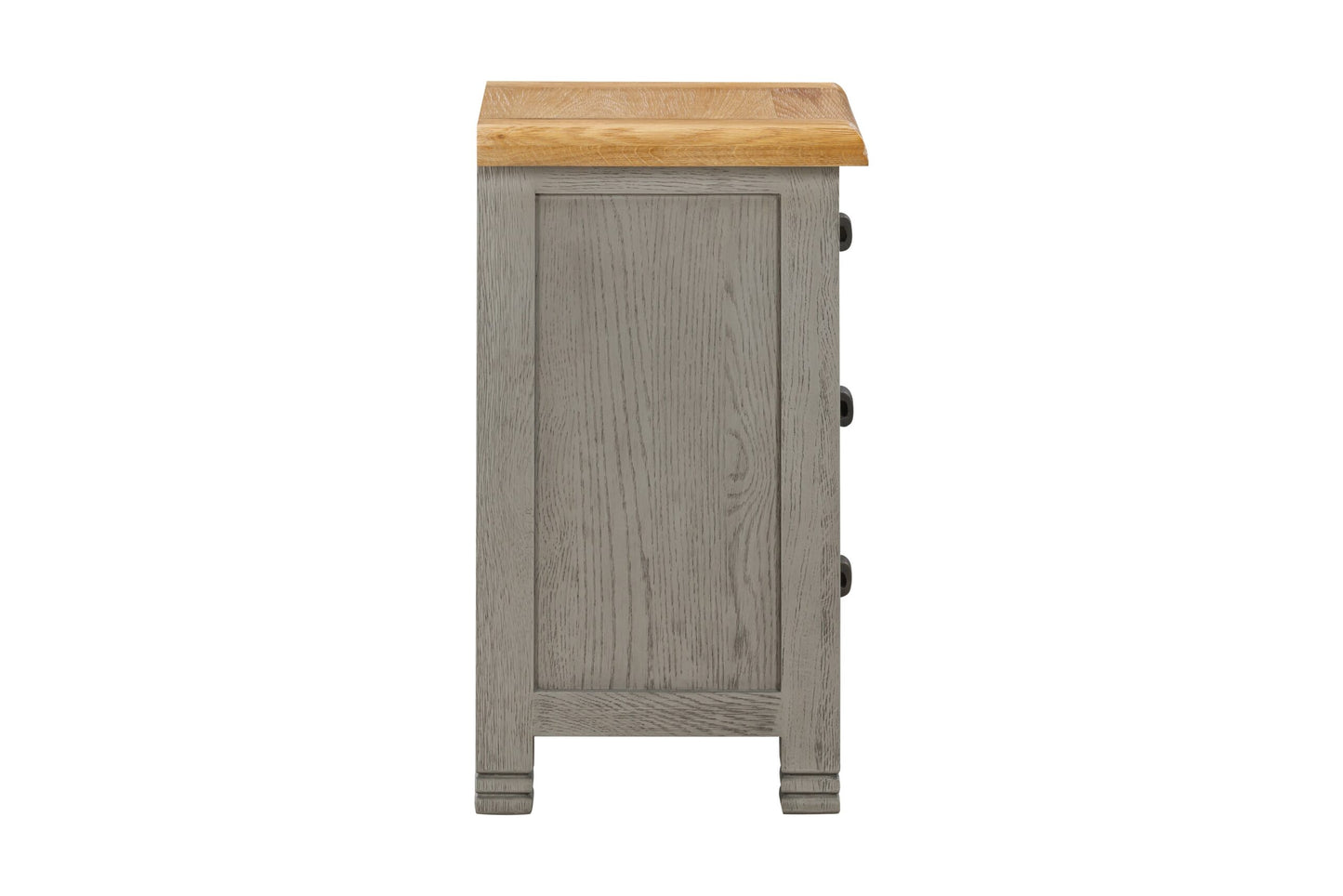 Ontario Painted Oak 3 Drawer Bedside