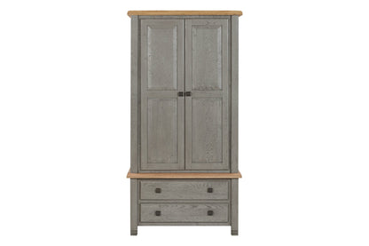 Ontario 2 Door Oak Wardrobe