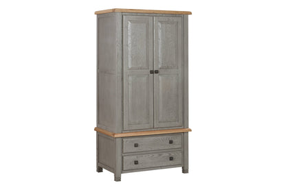 Ontario 2 Door Oak Wardrobe