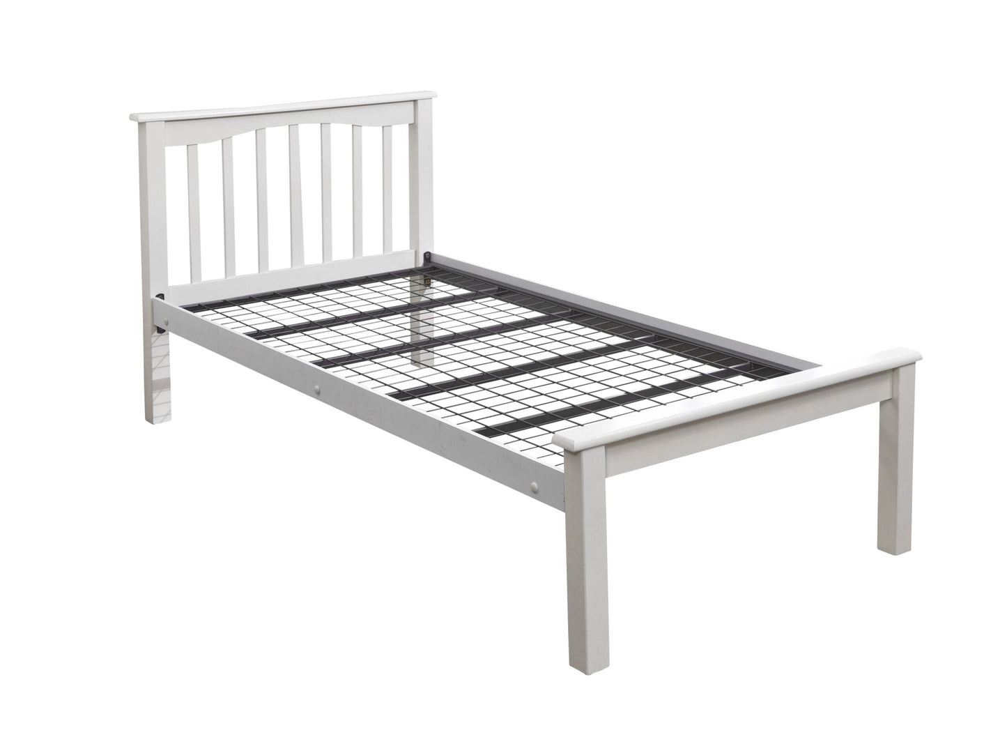 Paris White Wooden Bed Frame LFE