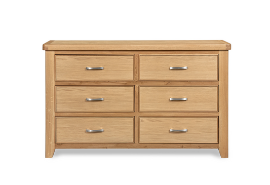 Monarch Oak 6 Drawer Chest