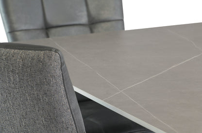 Aurora - Matt Grey / Grey Leg 1.6M Dining Table