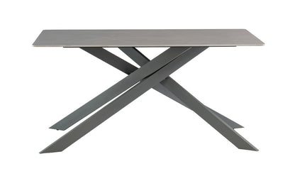 Aurora - Matt Grey / Grey Leg 1.6M Dining Table