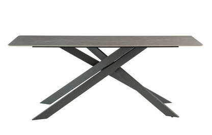 Aurora - Matt Grey / Grey Leg 2M Dining Table