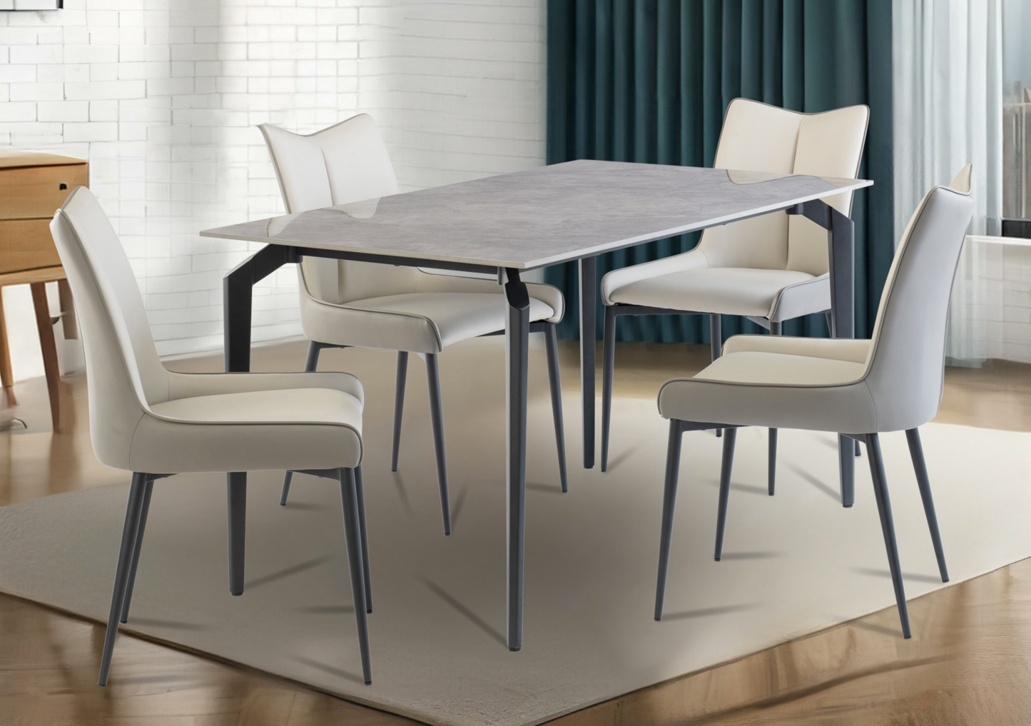 Sardinia Grey 1.4M Dining Table