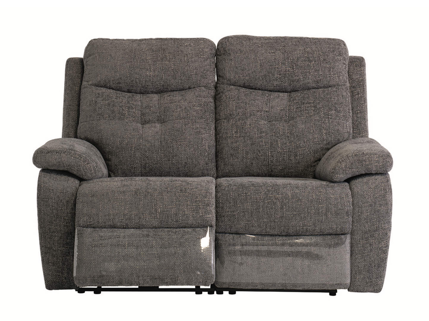 Sylvia Graphite Chanel Fabric Electric Recliner Sofa