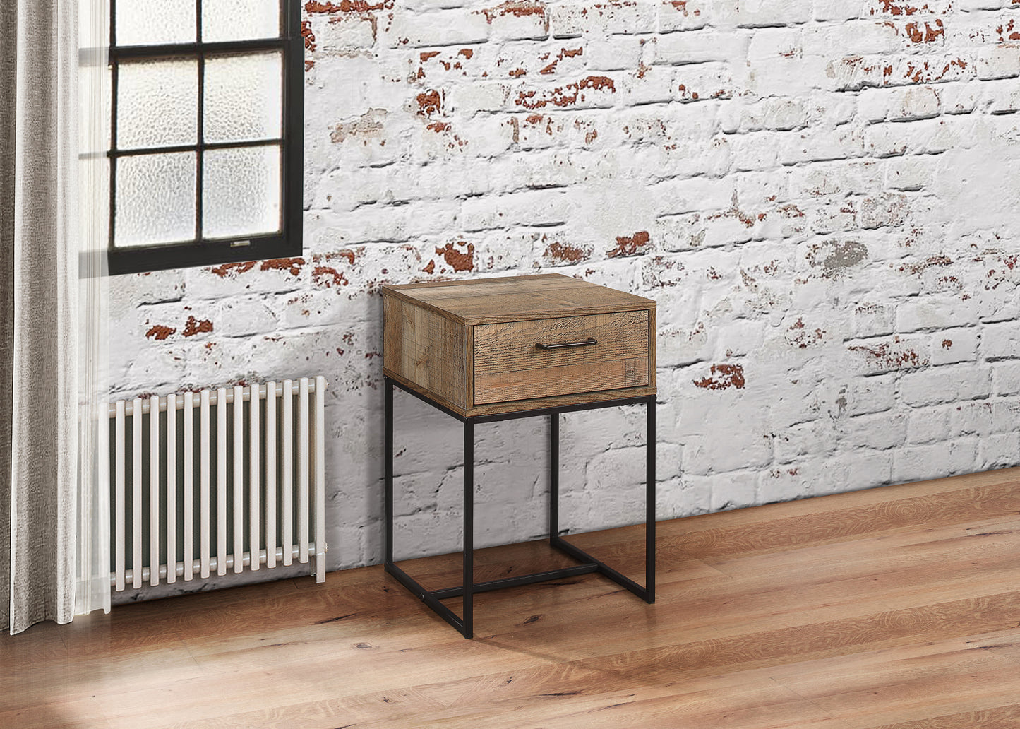 Urban 1 Drawer Narrow Bedside Rustic