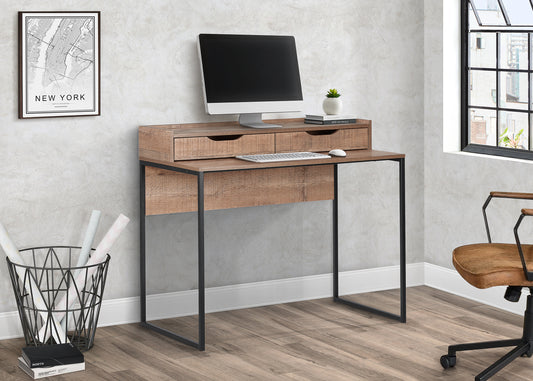 Urban 2 Drawer Office Desk Brown