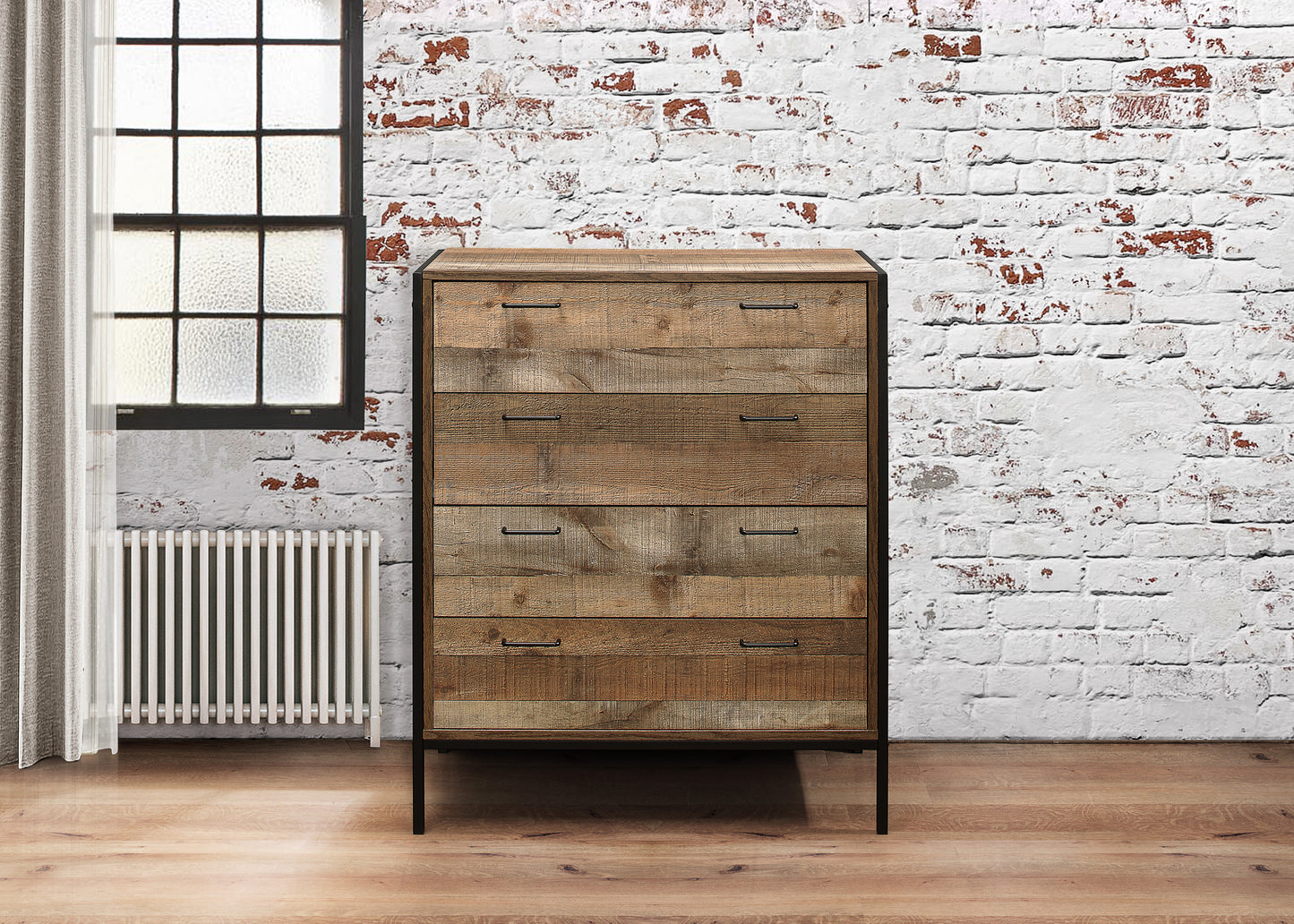 Urban 4 Drawer Chest Rustic