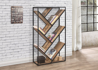 Urban Diagonal Bookcase Brown