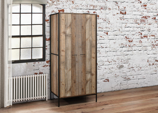 Urban 2 Door Wardrobe Rustic