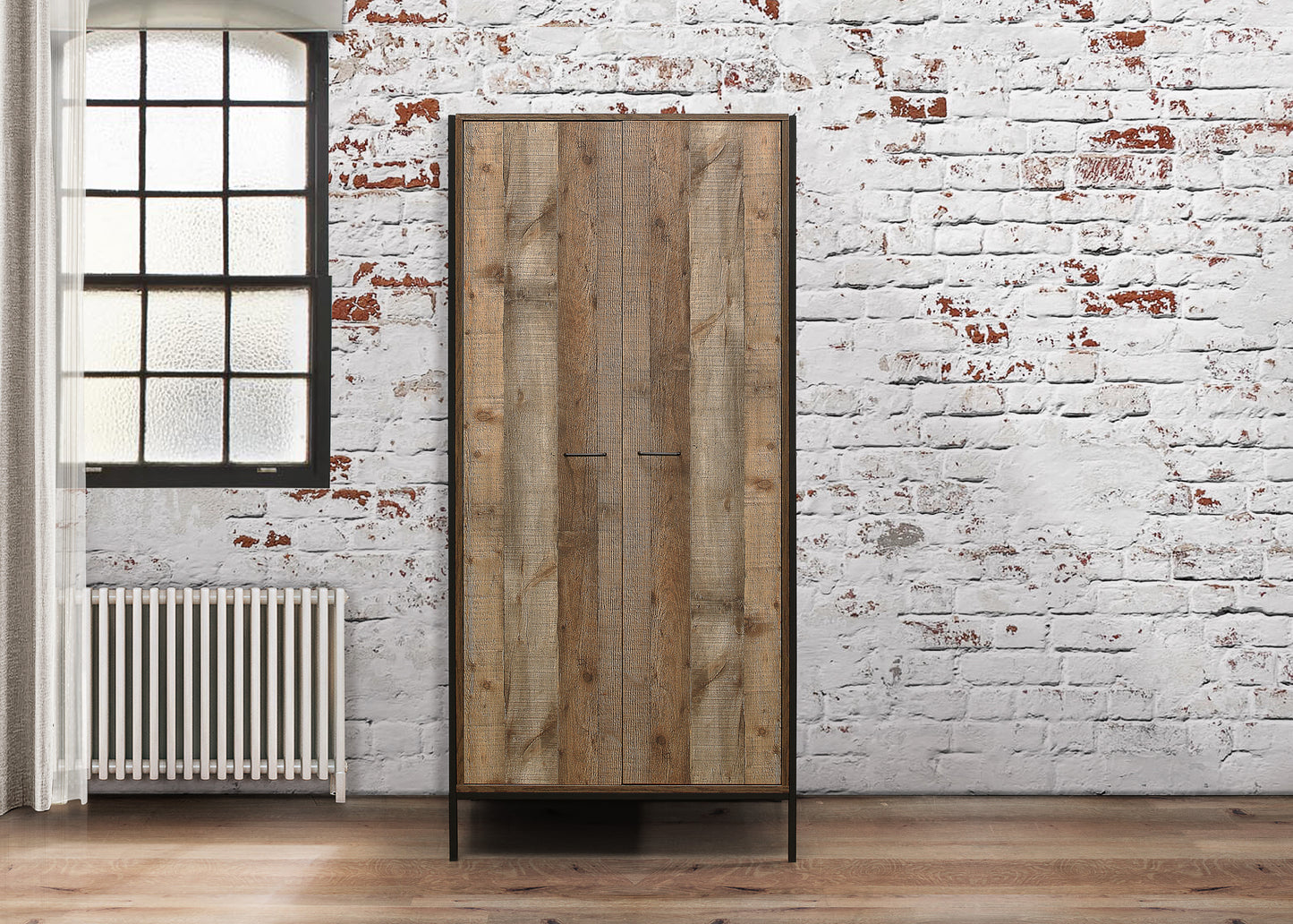 Urban 2 Door Wardrobe Rustic