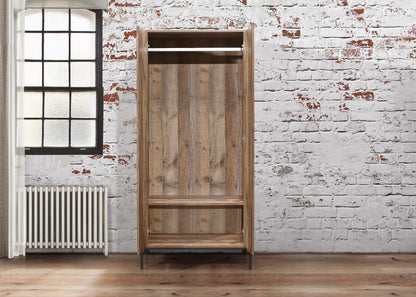 Urban 2 Door Wardrobe Rustic