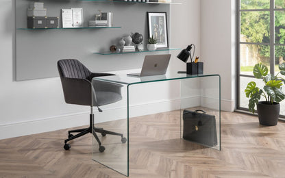 Amalfi Bent Glass Desk