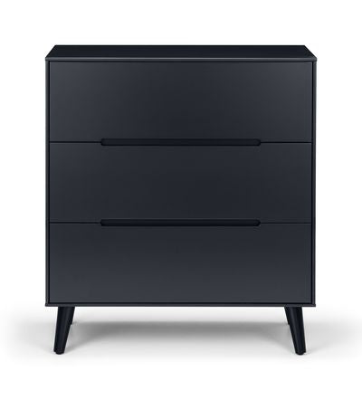 ALICIA 3 DRAWER CHEST - ANTHRACITE