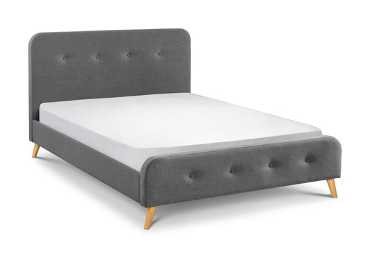 Astrid Curved Retro Buttoned Bed King 150cm