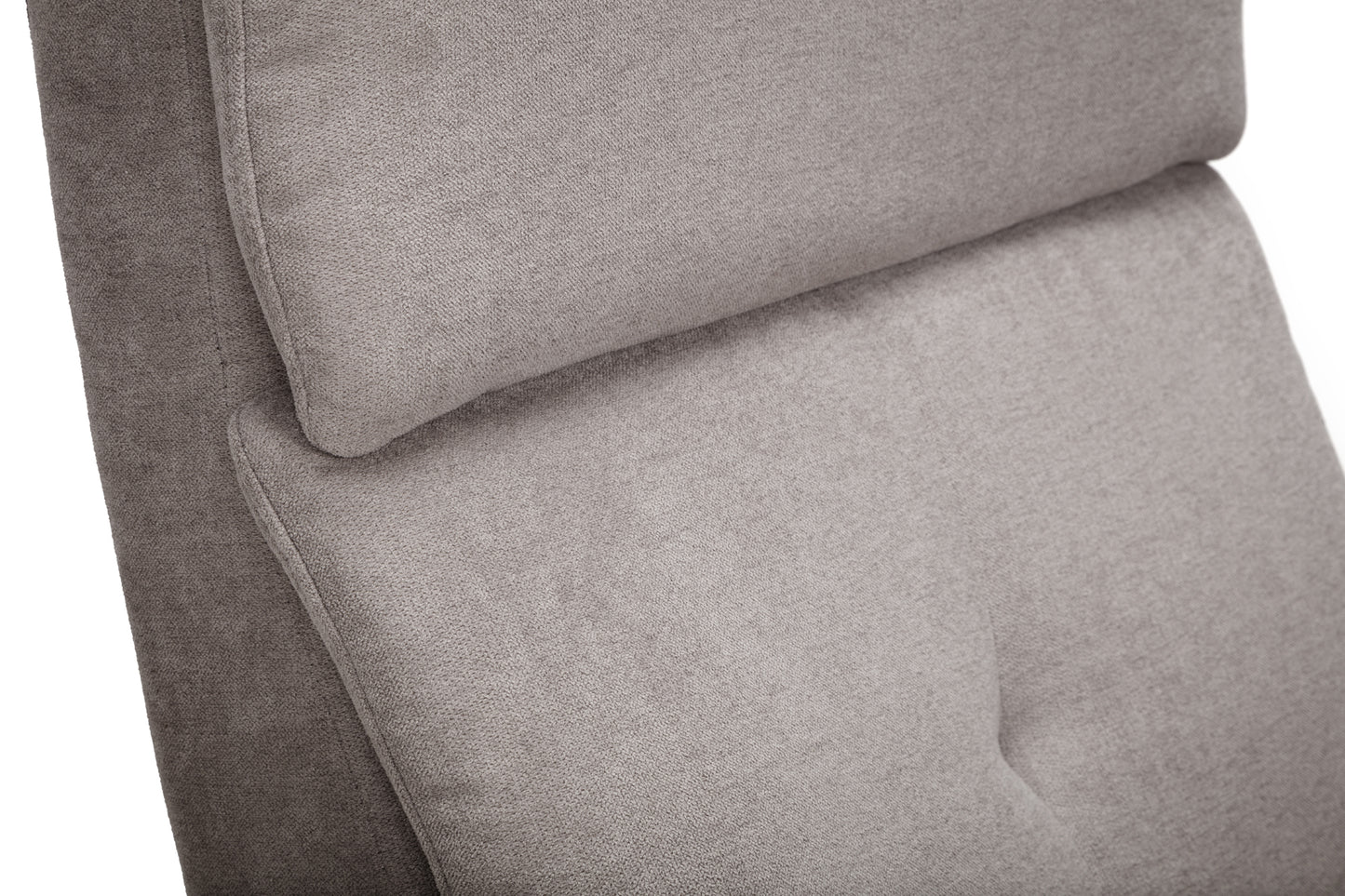AVA RISE AND RECLINE CHAIR TAUPE FABRIC