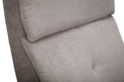 AVA RISE AND RECLINE CHAIR TAUPE FABRIC