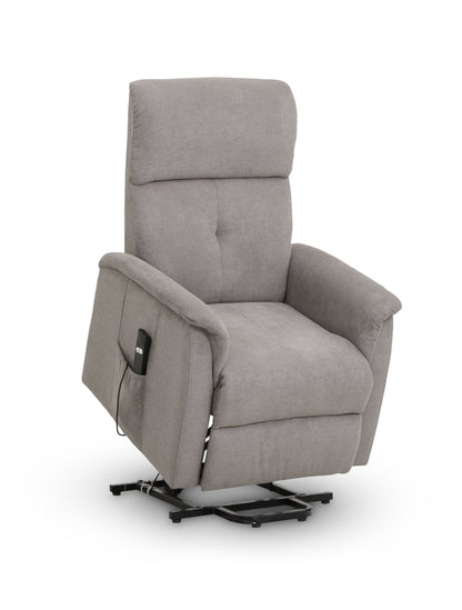 AVA RISE AND RECLINE CHAIR TAUPE FABRIC