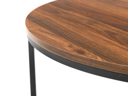 BELLINI ROUND NESTING COFFEE TABLE - WALNUT