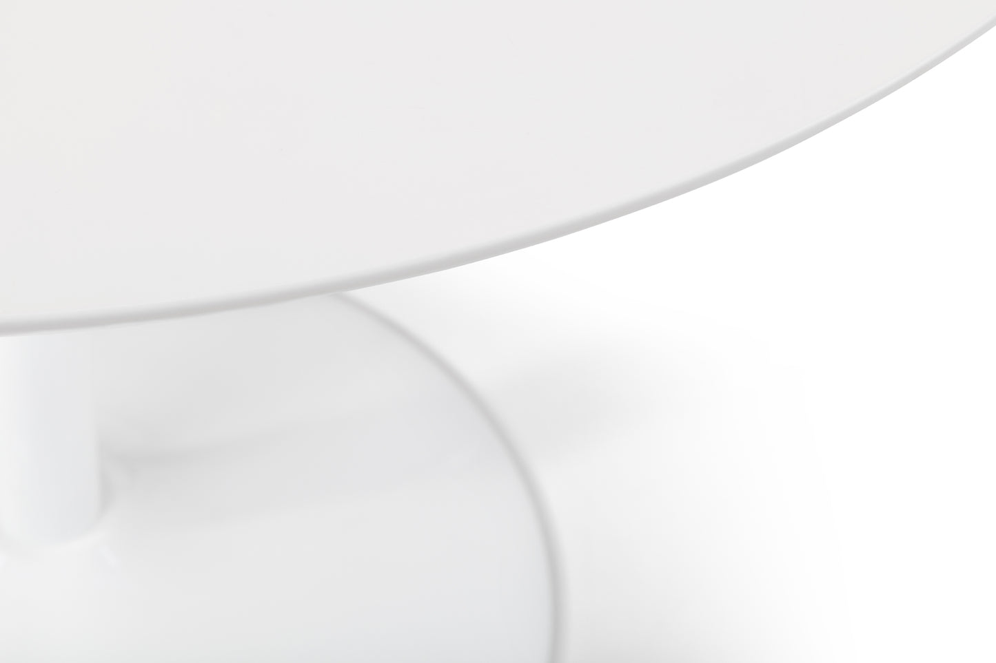 BLANCO ROUND WHITE PEDESTAL TABLE