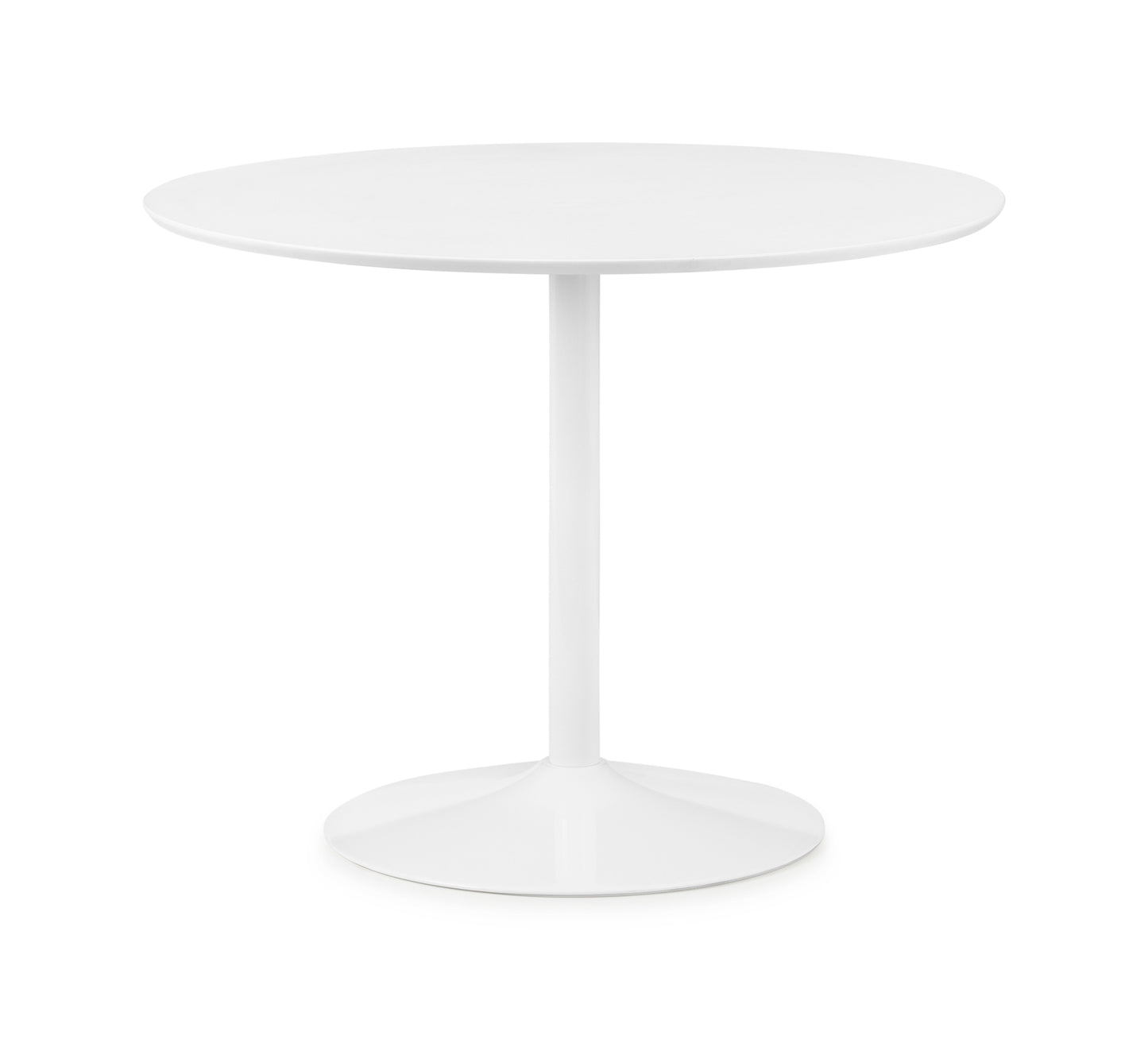 BLANCO ROUND WHITE PEDESTAL TABLE