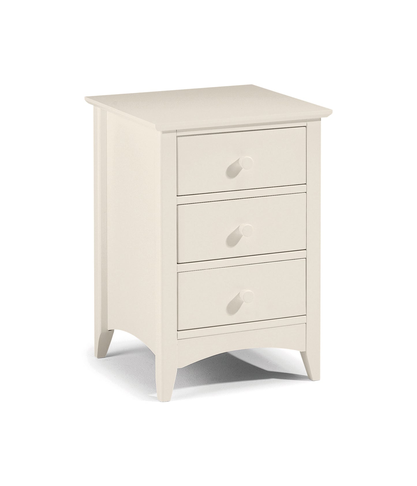 CAMEO 3 DRAWER BEDSIDE