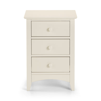 CAMEO 3 DRAWER BEDSIDE